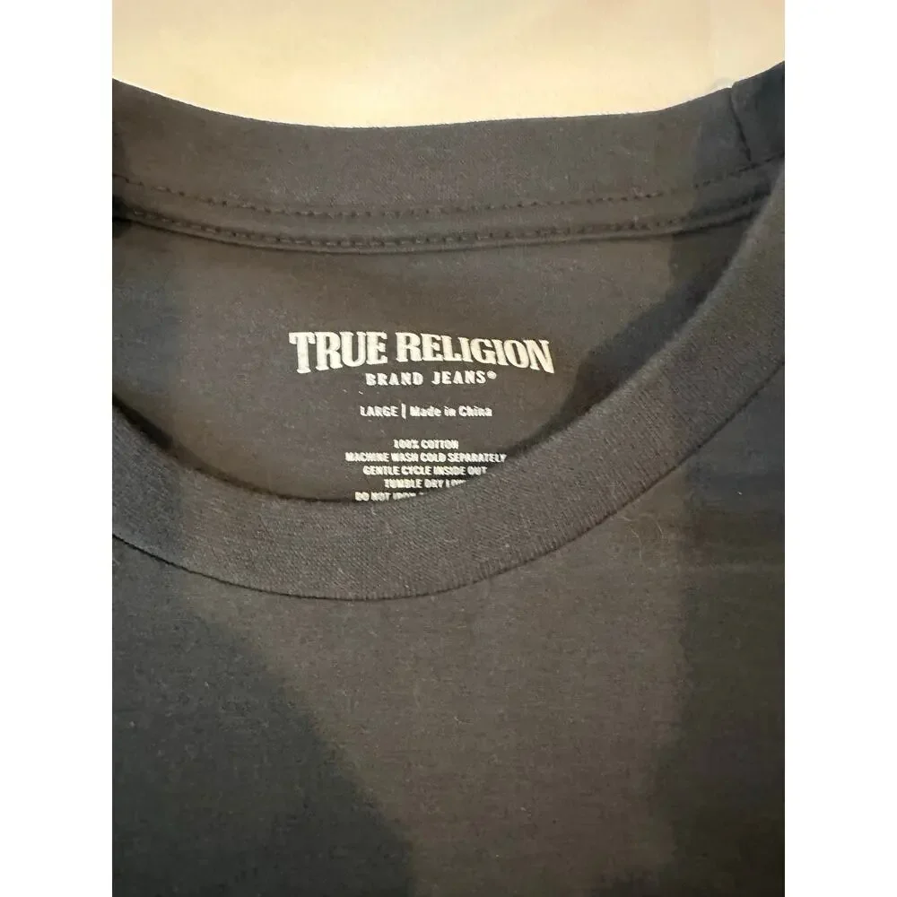 NWT True Religion Men's Black 